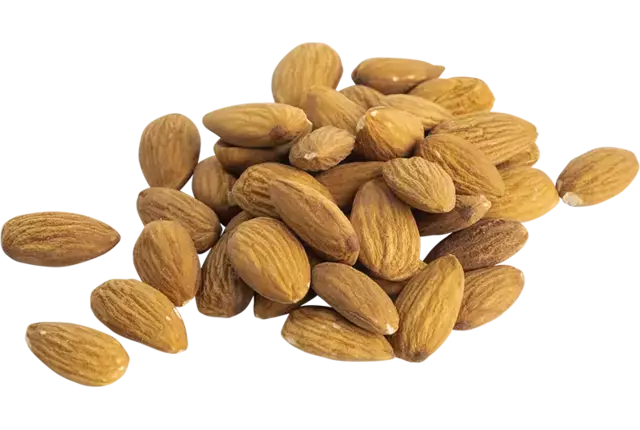 Amandelen bruin raw 1kg stuk